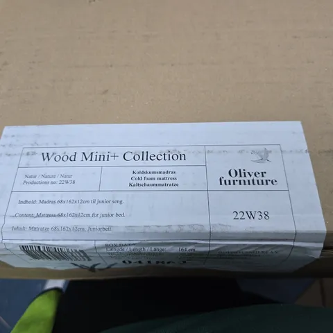 OLIVER FURNITURE WOOD MINI+ COLLECTION JUNIOR BED MATTRESS 68 X 162 X 12 CM