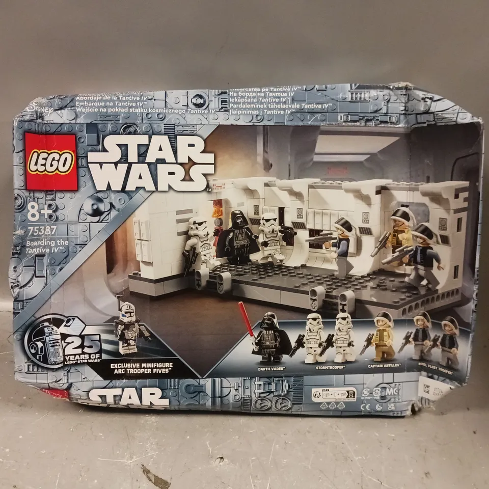 BOXED LEGO STAR WARS BOARDING THE TANTIVE IV - 75387 RRP £49.99