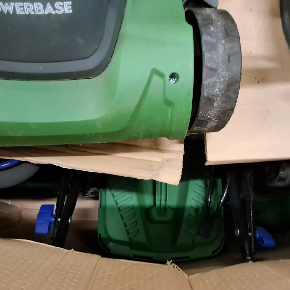 PALLET CONTAINING APPROXIMATELY 8 POWERBASE LAWNMOWERS