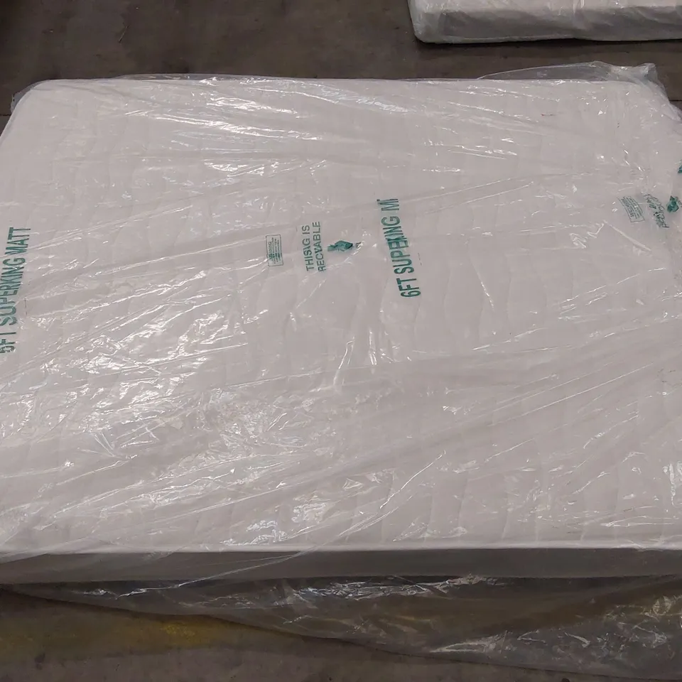 QUALITY BAGGED 5' SERENITY HYBRID COIL AND MEMORY FOAM KINGSIZE MATTRESS 
