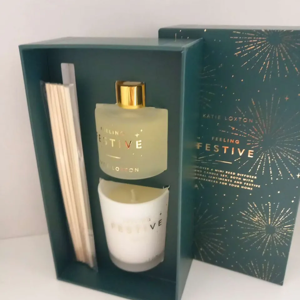 BOXED KATIE LOXTON FEELING FESTIVE MINI REED DIFUSER