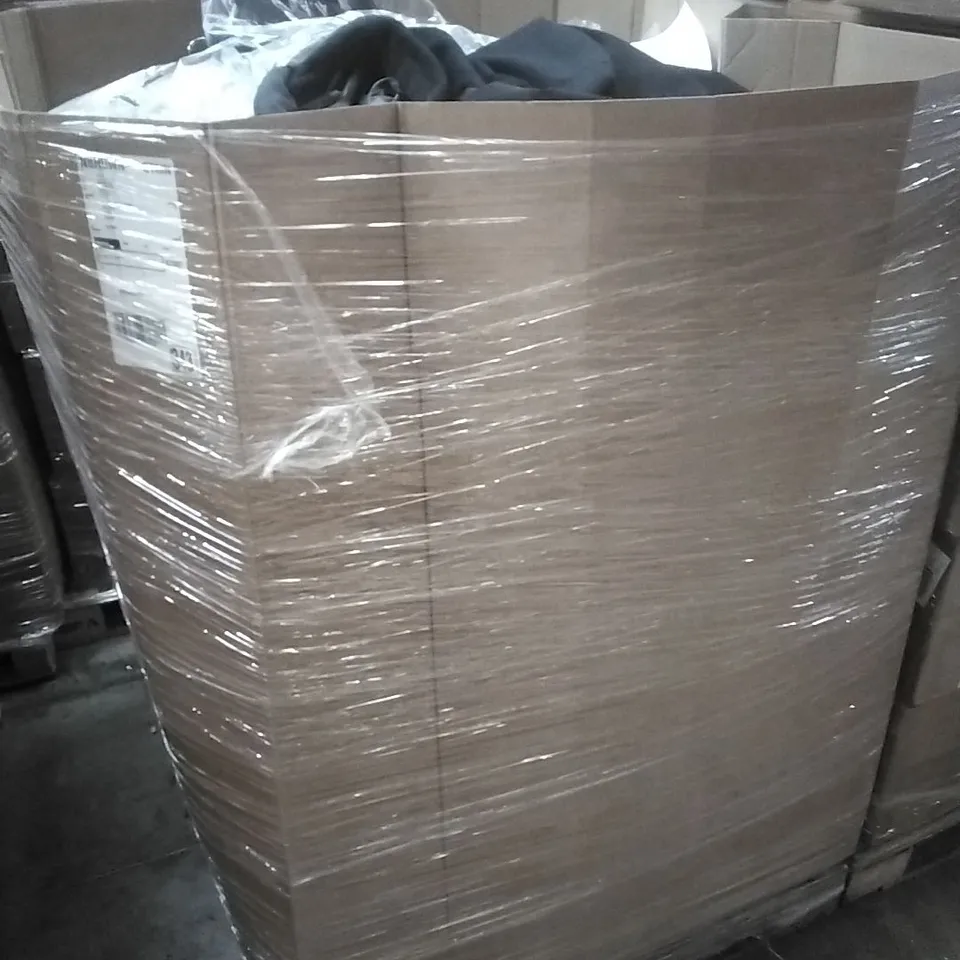 PALLET CONTAINING APPROXIMATELY 70 BRAND NEW WOMEN'S DESIGNER CLOTHES WHICH INCLUDE; VARIOUS COATS, TOPS ETC