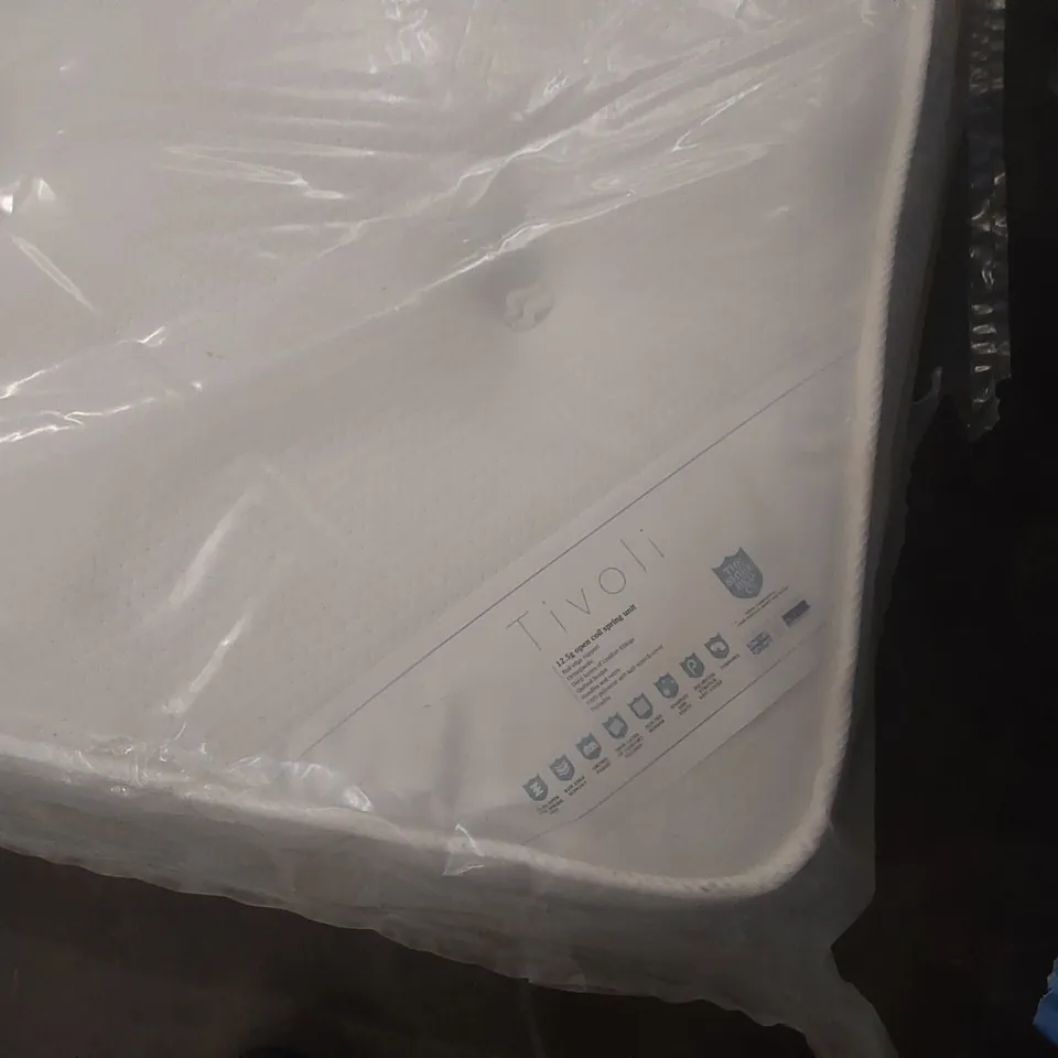 QUALITY BAGGED TIVOLI 12.5G OPEN COIL SPRING UNIT 4'6 DOUBLE MATTRESS