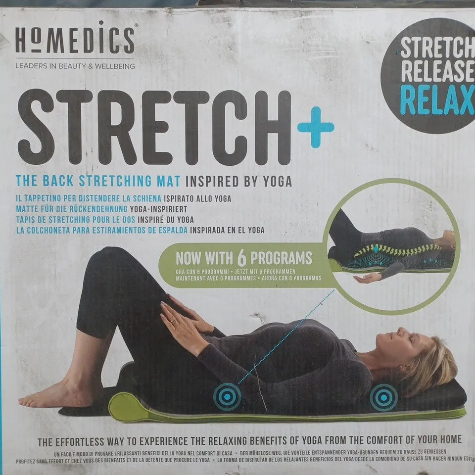 HOMEDICS STRETCH+ BACK STRETCHING MAT INSPIRED BY YOGA