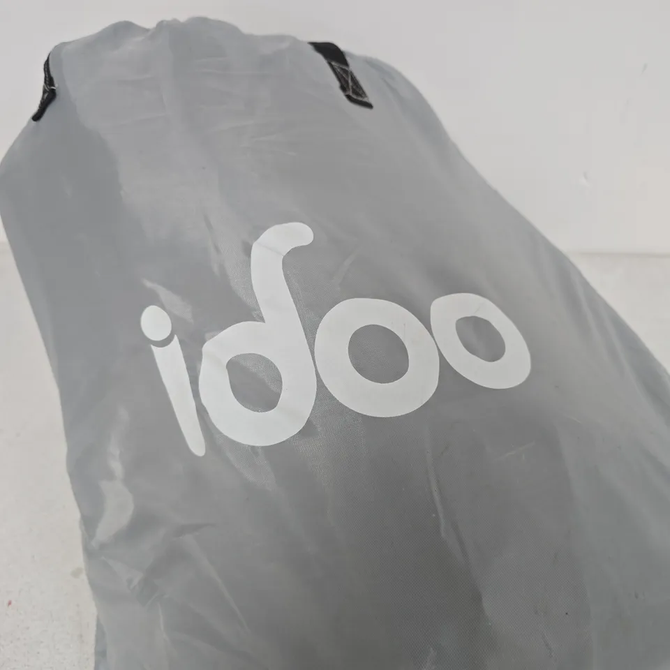 IDOO INFLATABLE AIR MATTRESS WITH BUILT-IN ELECTRIC PUMP – GREY