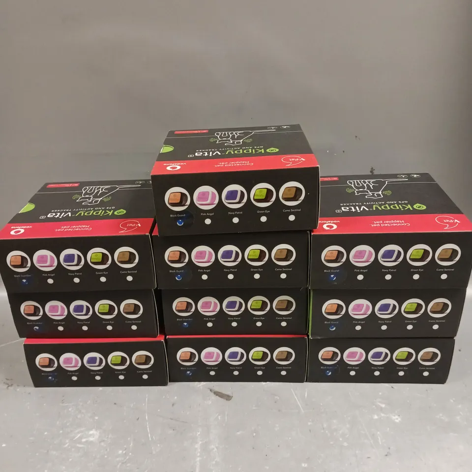 10 X BOXED VODAFONE V-PET KIPPY VITA PET GPS & ACTIVITY TRACKERS 