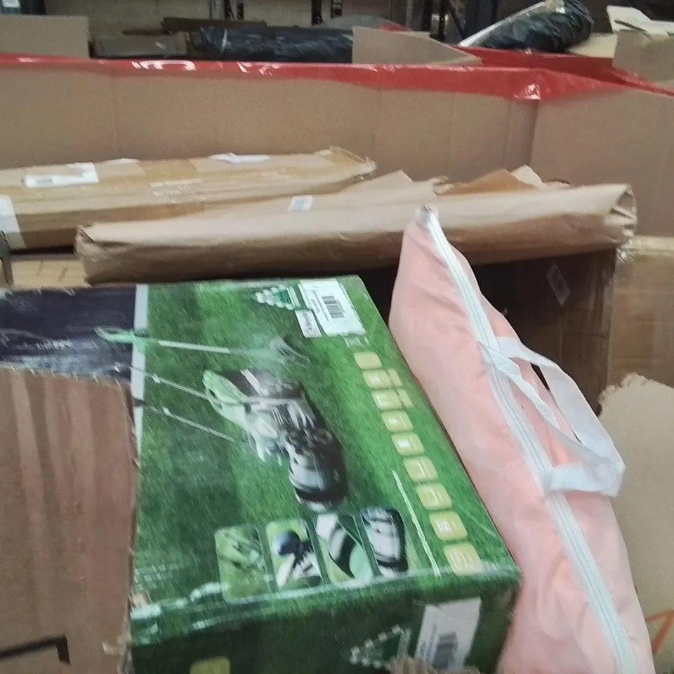 PALLET OF ASSORTED HOUSEHOLD GOODS AND PRODUCTS TO INCLUDE;TOILET SEAT,BABY FITNESS BLANKET,KIDS TENT