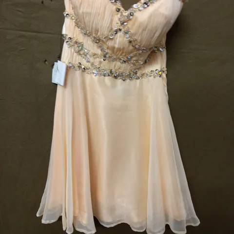 RUBY PROM YELLOW EMBELLISHED DRESS - 6