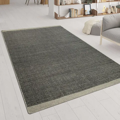 BRAND NEW BAGGED PACO HOME 300 KASCO RUG IN GREY - 80 x 150cm