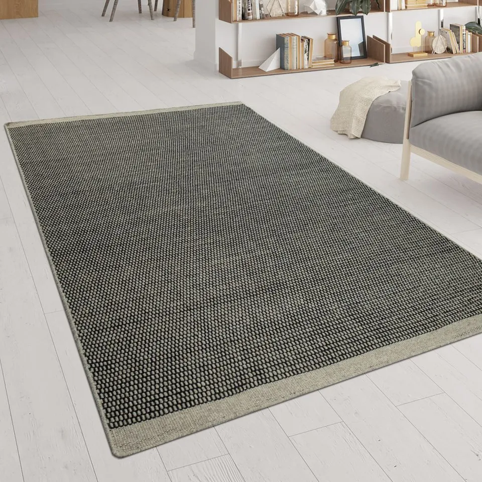 BRAND NEW BAGGED PACO HOME 300 KASCO RUG IN GREY - 80 x 150cm