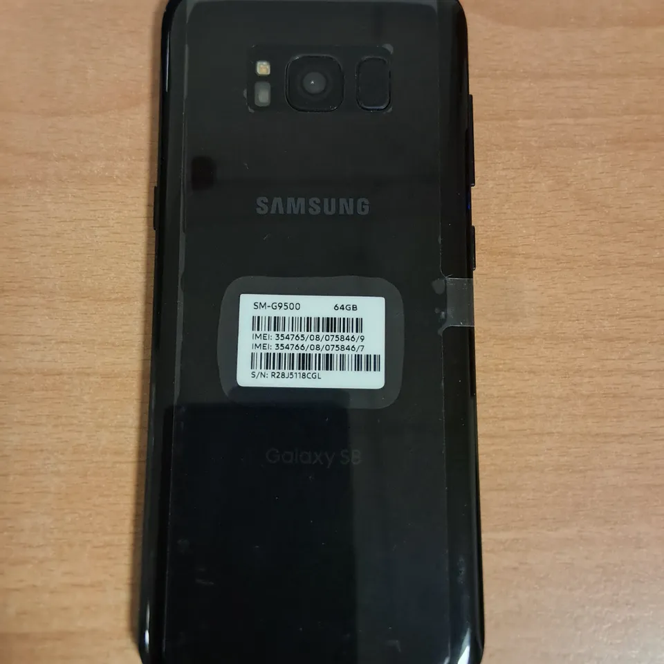 BOXED SAMSUNG GALAXY S8 64GB IN BLACK - SM-G9500