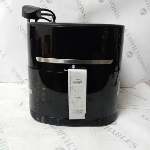 BOXED COOK'S ESSENTIALS 4L AIR FRYER IN BLACK