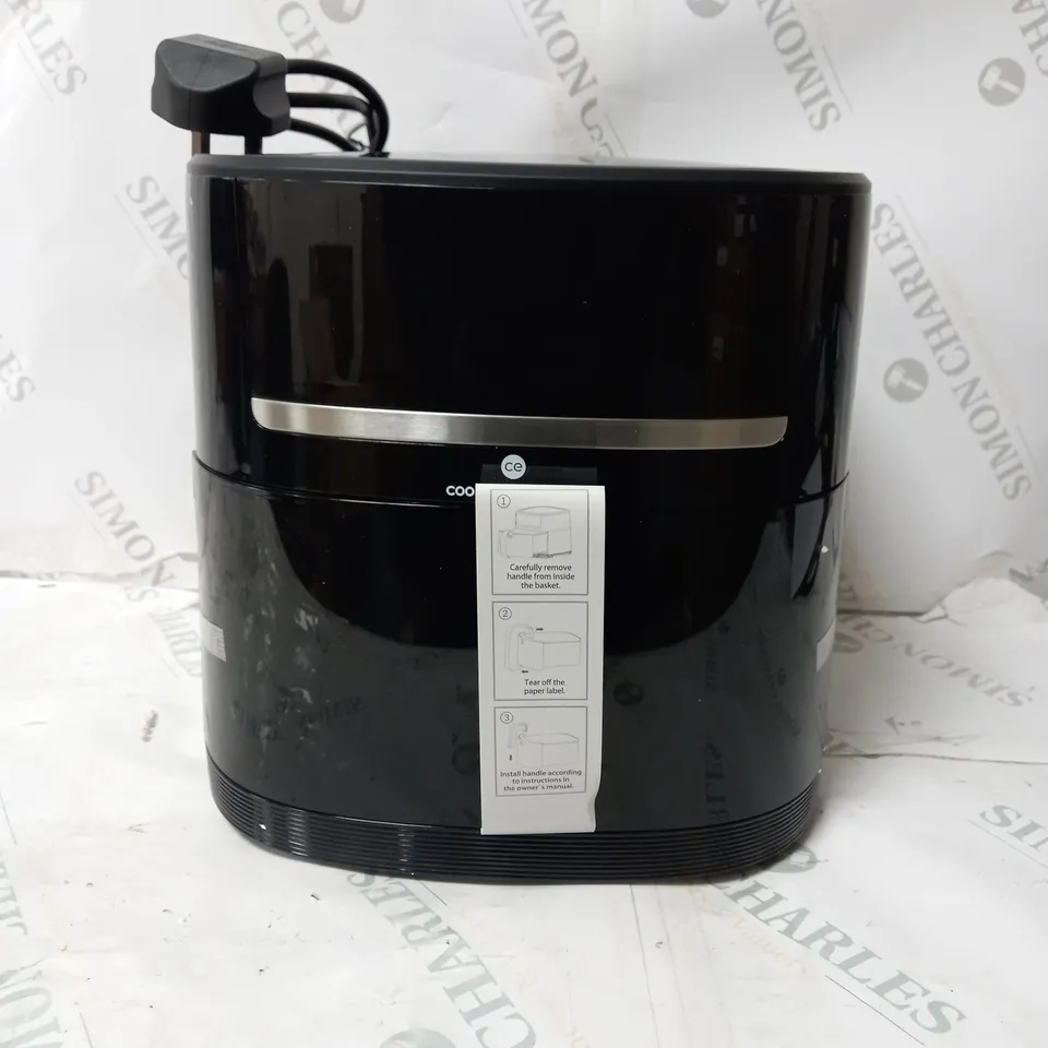 BOXED COOK'S ESSENTIALS 4L AIR FRYER IN BLACK