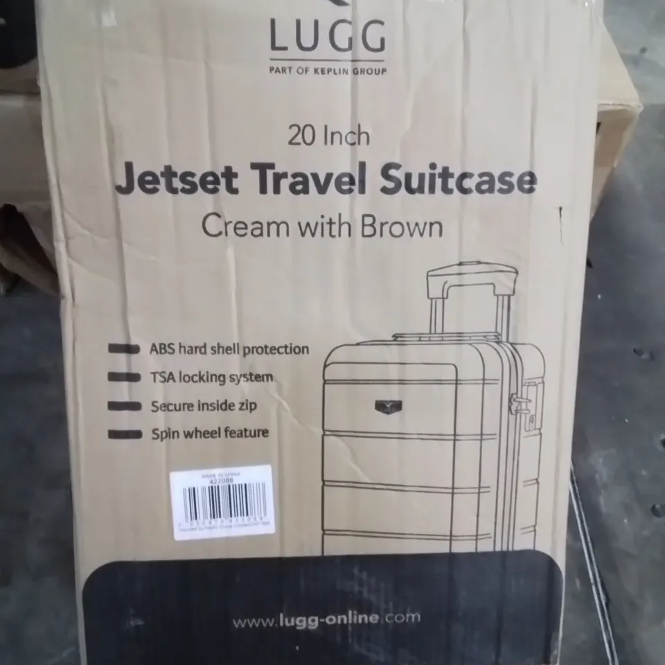 BOXED LUGG JETSET TRAVEL SUITCASE