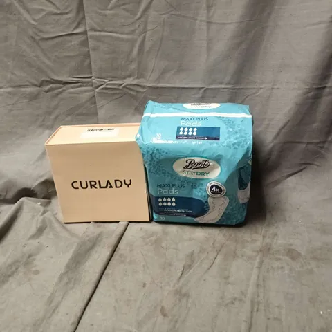 APPROXIMATEY 5 ASSORTED HEALTH AND BEAUTY PRODUCTS TO INCLUDE - CURLADY, BOOTS STAYDRY, ETC. 