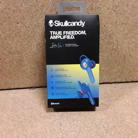 BOXED SKULL CANDY INDY EVO TRUE WIRELESS EARBUDS