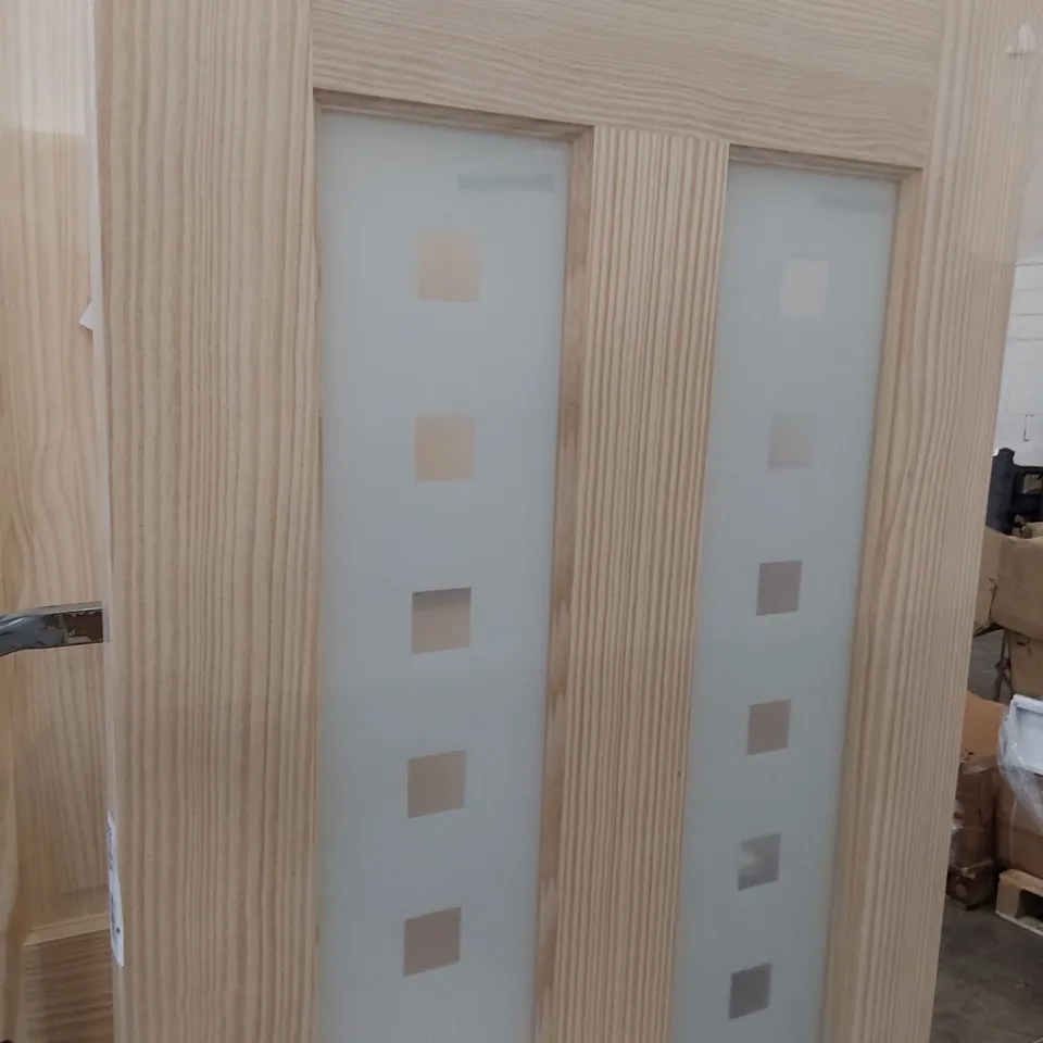 CLEAR PINE TWO VERTICAL PANEL INTERNAL DOOR 2040 × 826mm