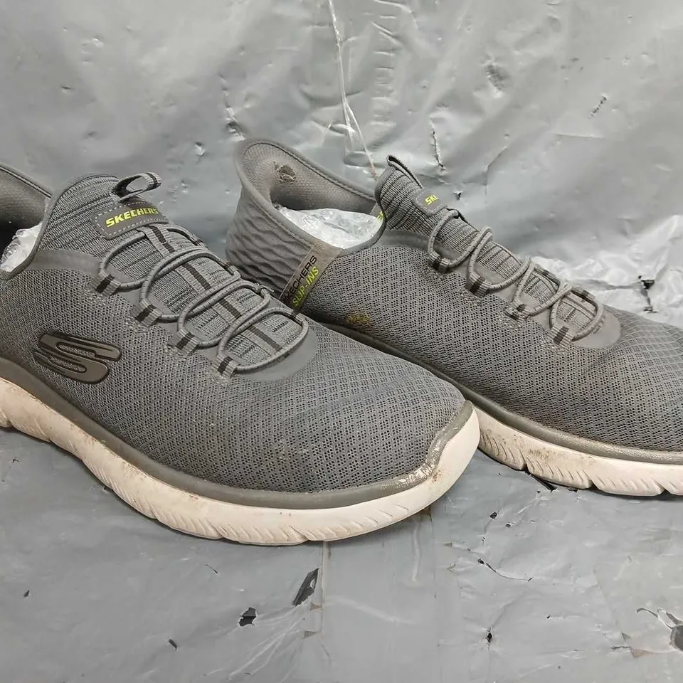SKECHERS SUMMITS HIGH RANGE TRAINERS IN GREY SIZE UK 10