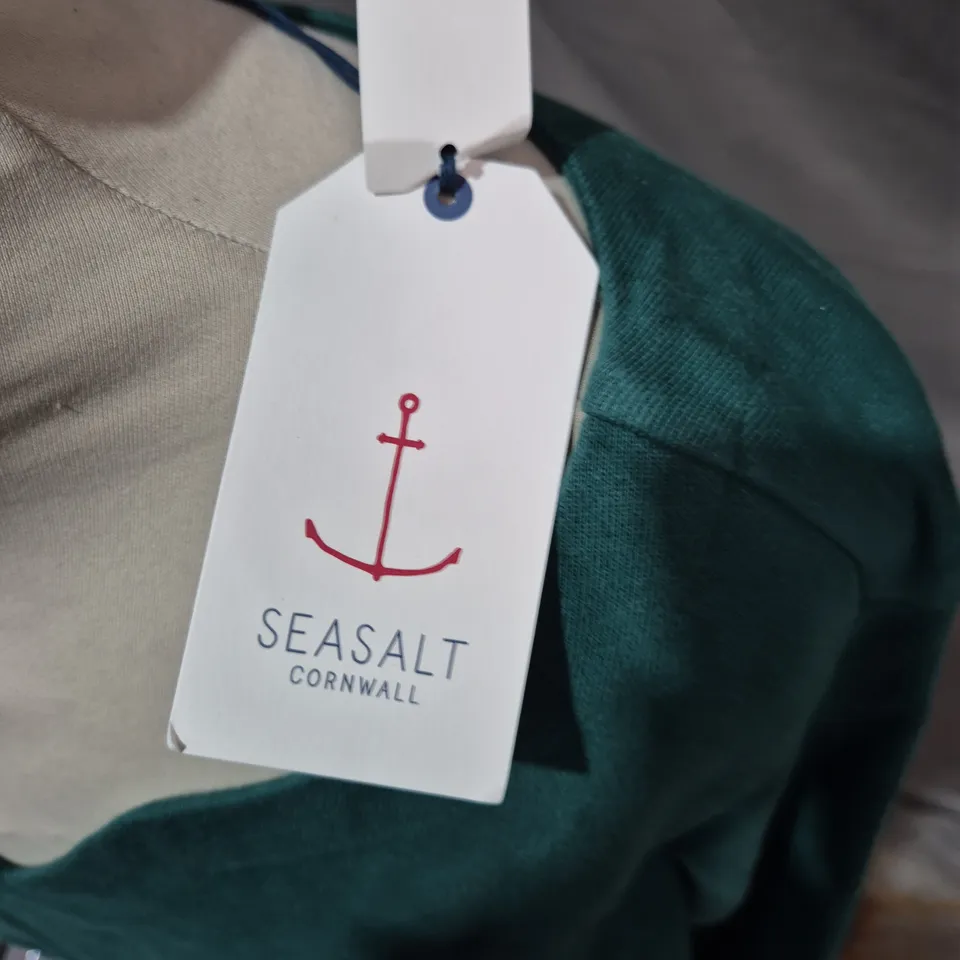 SEASALT ZORA TUNIC – WATSON GREEN, ORGANIC COTTON – UK 16