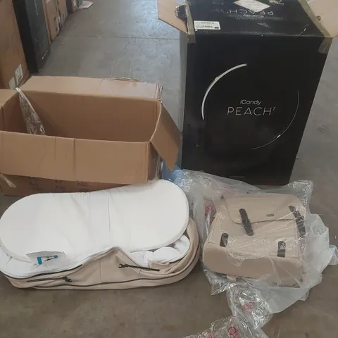 BOXED ICANDY PEACH 7 BISCOTTI PRAM WITH ACCESSORIES (2 BOXES)