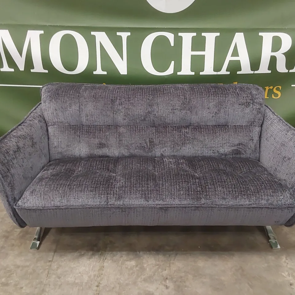 QUALITY DESIGNER ITALIAN MADE SEVILLE 3 SEATER SOFT FABRIC UPHOLSTERED SOFA 