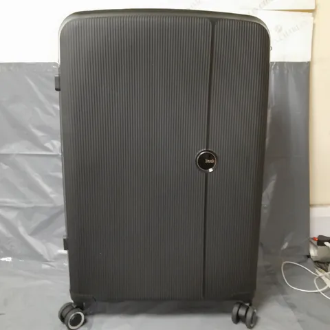 ROCK LUGGAGE HUDSON 8 WHEEL PP HARDSHELL LARGE SUITCASE - BLACK - COLLECTION ONLY