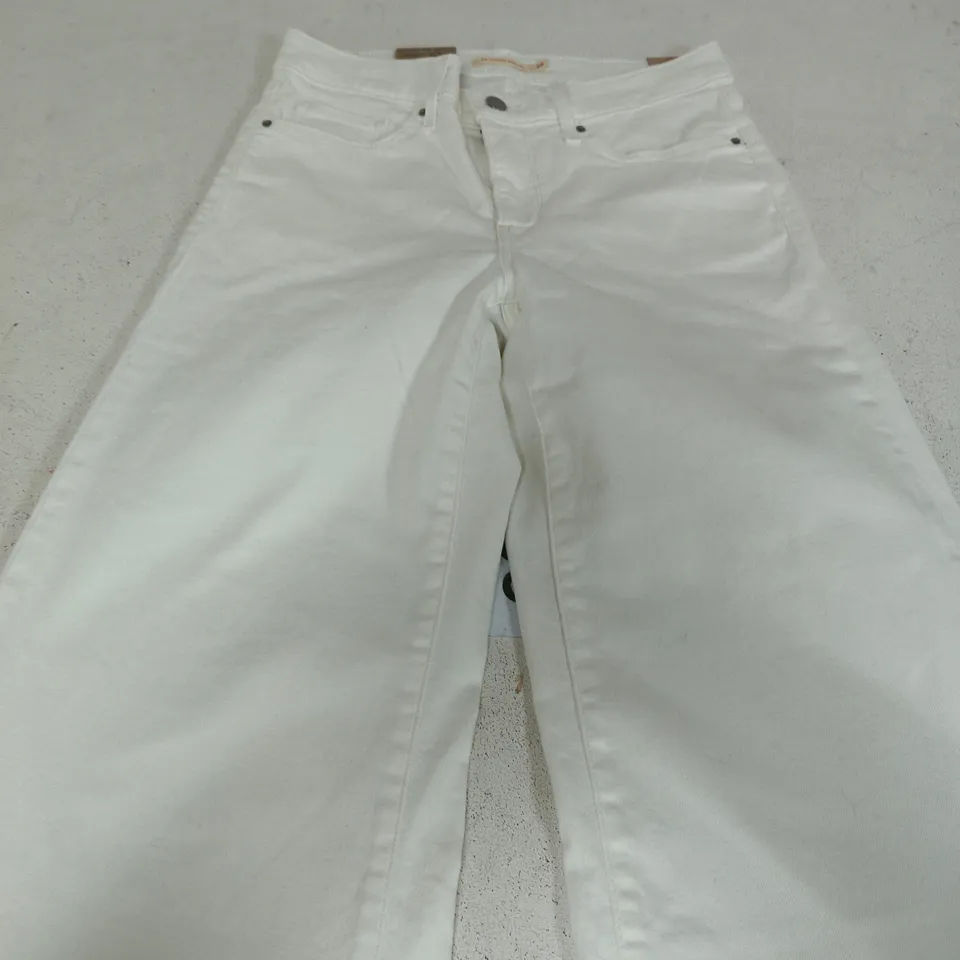 LEVI'S 318 SHAPING WIDE-LEG JEANS - WHITE, WAIST 29 IN X 32 IN (US 29) 