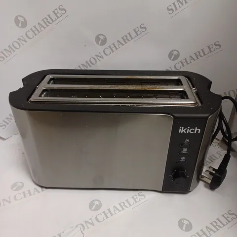 BOXED IKICH 4 SLICE STAINLESS STEEL TOASTER