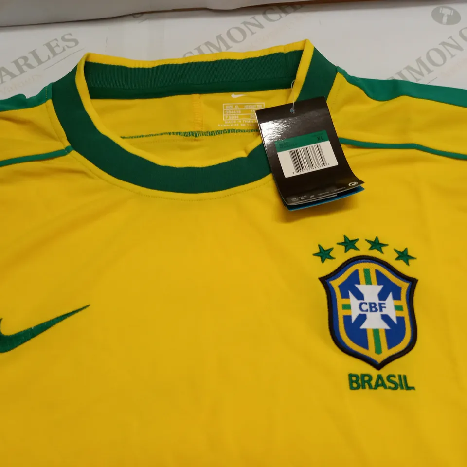CBF BRASIL YELLOW FOOTBALL SHIRT - XL