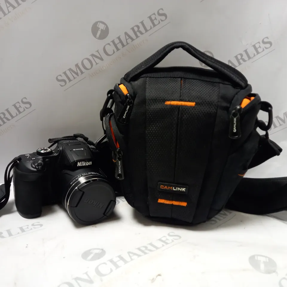 NIKON COOLPIX B700 DIGITAL CAMERA - BLACK WITH CAM LINK BAG