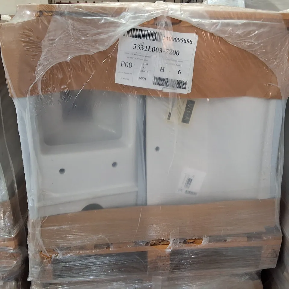 PALLET CONTAINING APPROXIMATELY 6 VITRA
S50 CLOSE COUPLED FULLY BACK TO WALL TOILET PAN