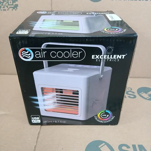 AIR COOLER PORTABLE USB DESKTOP COOLER – 260ML / 8.7 FL OZ – COLOUR-CHANGING LED