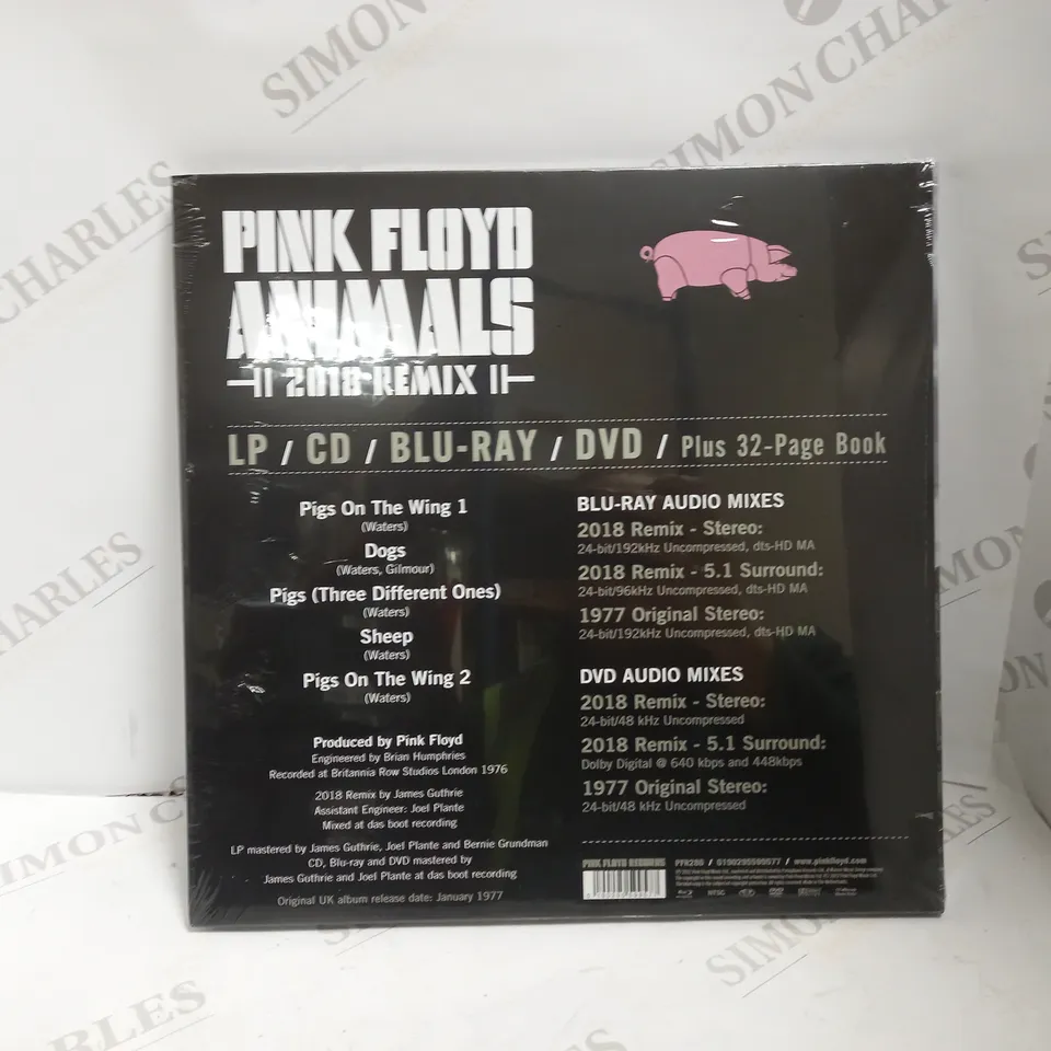 SEALED PINK FLOYD ANIMALS 2018 REMIX LIMITED EDITION 4 DISC PACKAGE WITH 32 PAGE BOOK