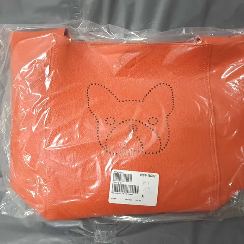 BEN DE LISI ELLA TOTE BAG IN ORANGE