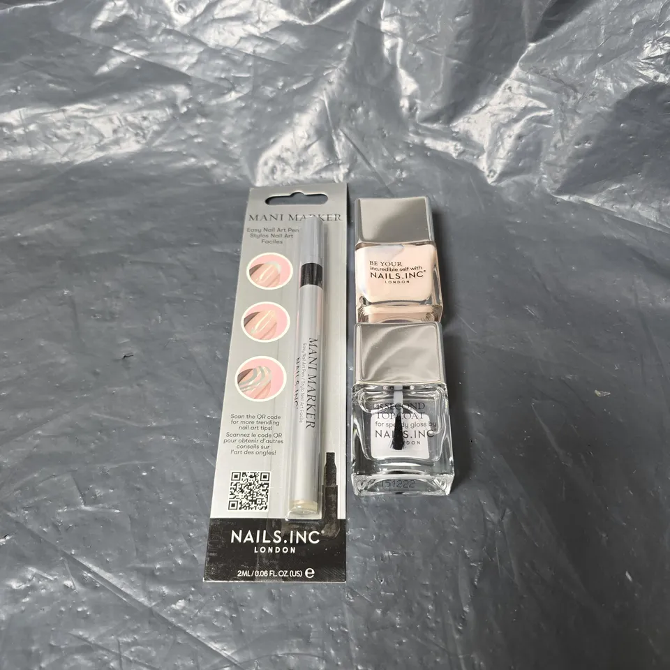 APPROXIMATELY 10 X ASSORTED NAILS INC LONDON PRODUCTS BOXED