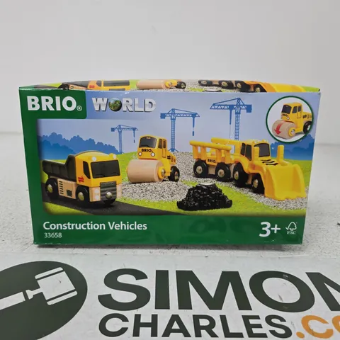 BRIO WORLD CONSTRUCTION VEHICLES –33658