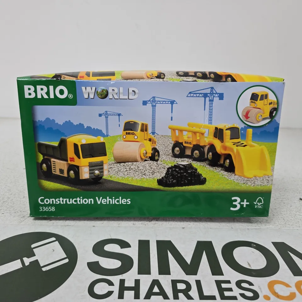 BRIO WORLD CONSTRUCTION VEHICLES –33658