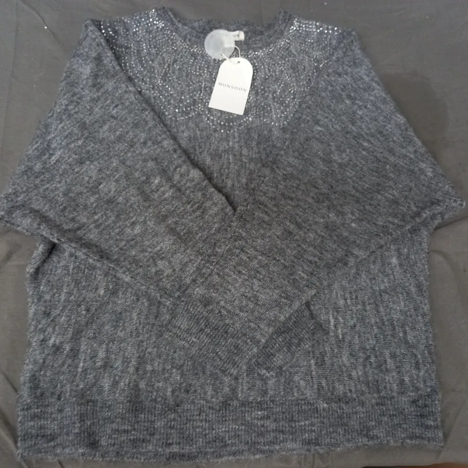 MONSOON JUMPER JUMPER IN GREY SIZE MEDIUM