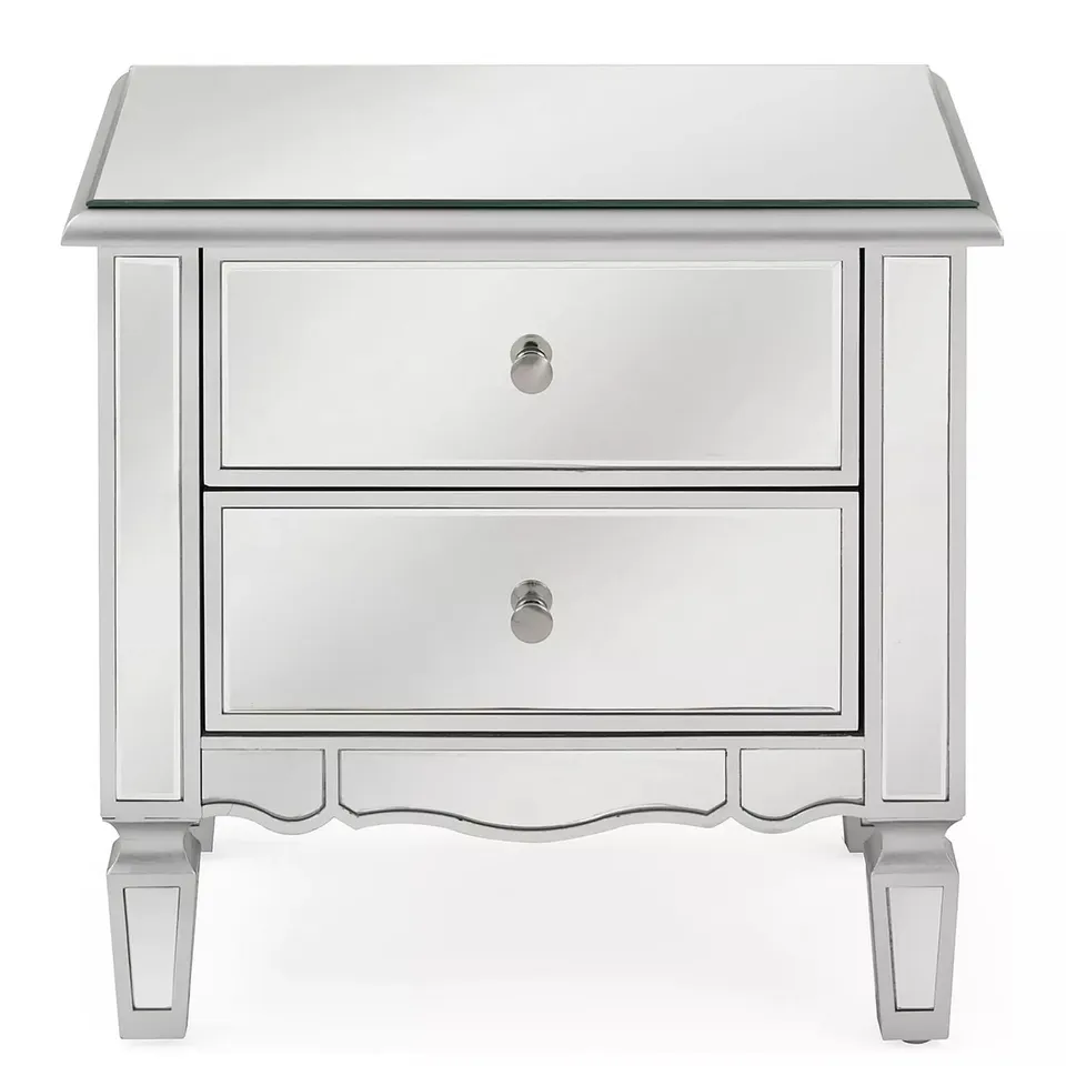 BOXED MIRAGE 2-DRAWER BEDSIDE CABINET - COLLECTION ONLY  RRP £149