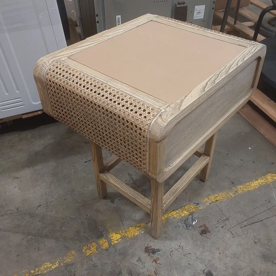 DESIGNER WOODEN BEDSIDE TABLE