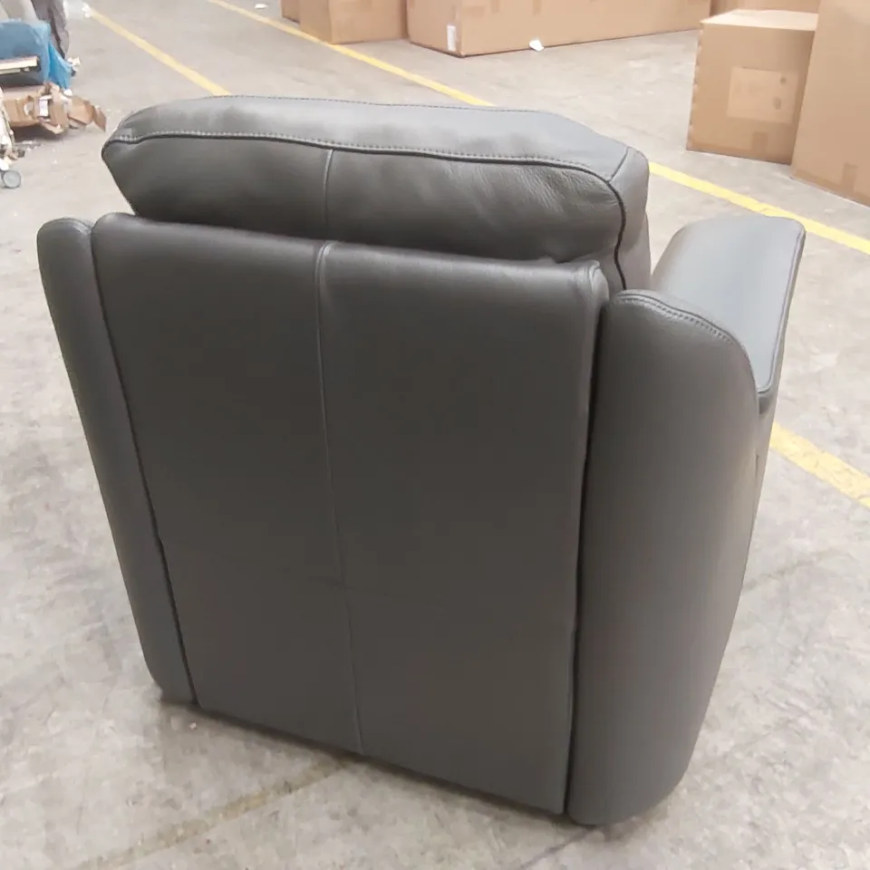 QUALITY DESIGNER ITALIAN MADE PARMA LEATHER ARMCHAIR