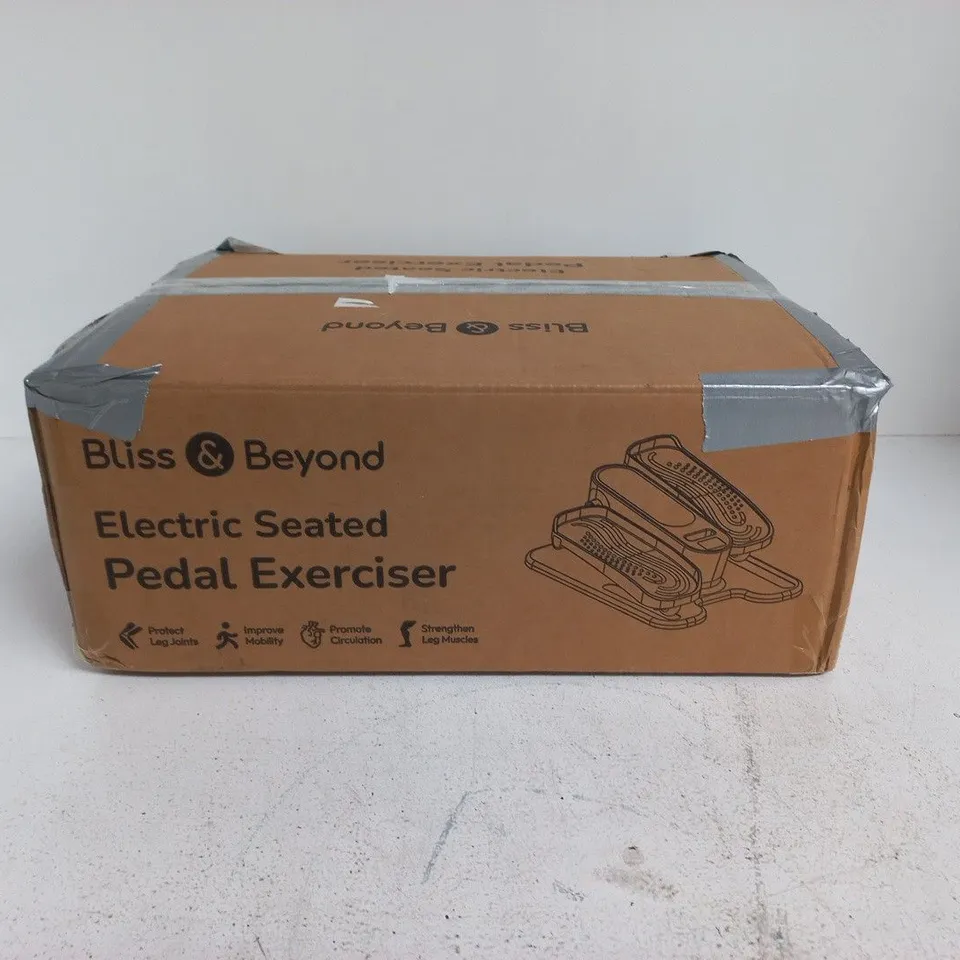 BOXED BLISS & BEYOND ELECTRIC SEATED PEDAL EXERCISER