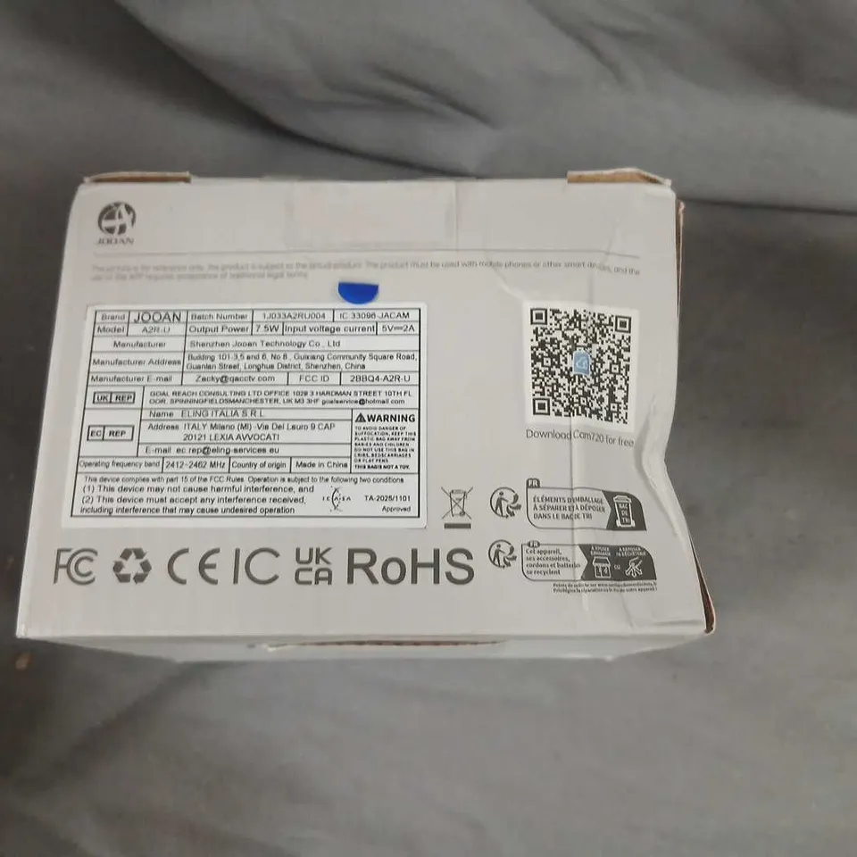 SMART CAMERA – BOXED, WITH TWO ANTENNAS