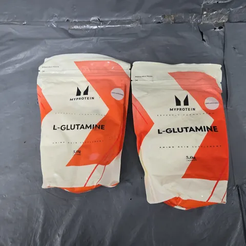 2X 500G MYPROTEIN L-GLUTAMINE UNFLAVOURED