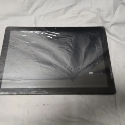 TABLET (UNKNOWN BRAND) – BLACK, TEXTURED BACK, FRONT SCREEN WITH PROTECTIVE FILM 