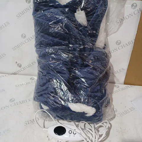 COZEE HOME HEATED THROW MODEL NO: 823506 120W BLUE