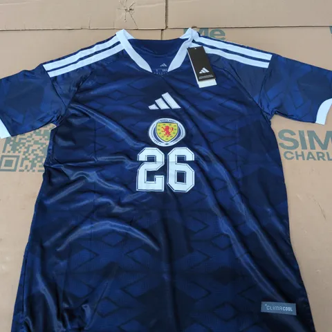 ADIDAS SCOTLAND HOME JERSEY (#26 - BARRA GIN) - SMALL
