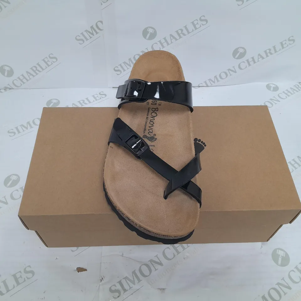 BONOVA GERMAN BIO INNOVATION BLACK STRAP SANDLE SIZE 40