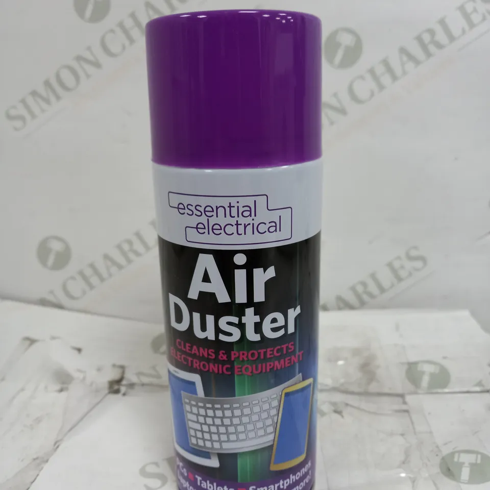 BOX OF 12 ESSENTIAL ELECTRICAL AIR DUSTER CANS 