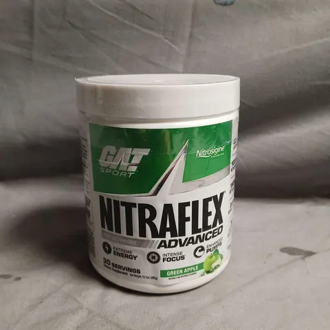 GAT SPORT NITRAFLEX ADVANCED GREEN APPLE DIETARY SUPPLEMENT (30 SERVINGS) - COLLECTION ONLY